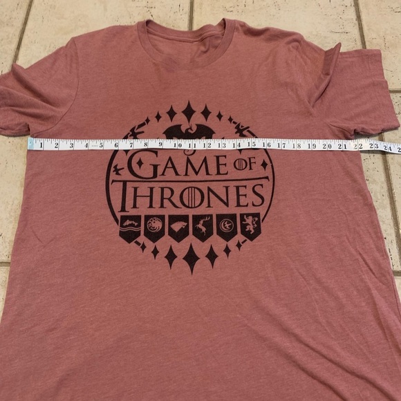 Game of Thrones T-Shirt - House Sigils & Dragon Design - Size XL - Picture 2 of 4